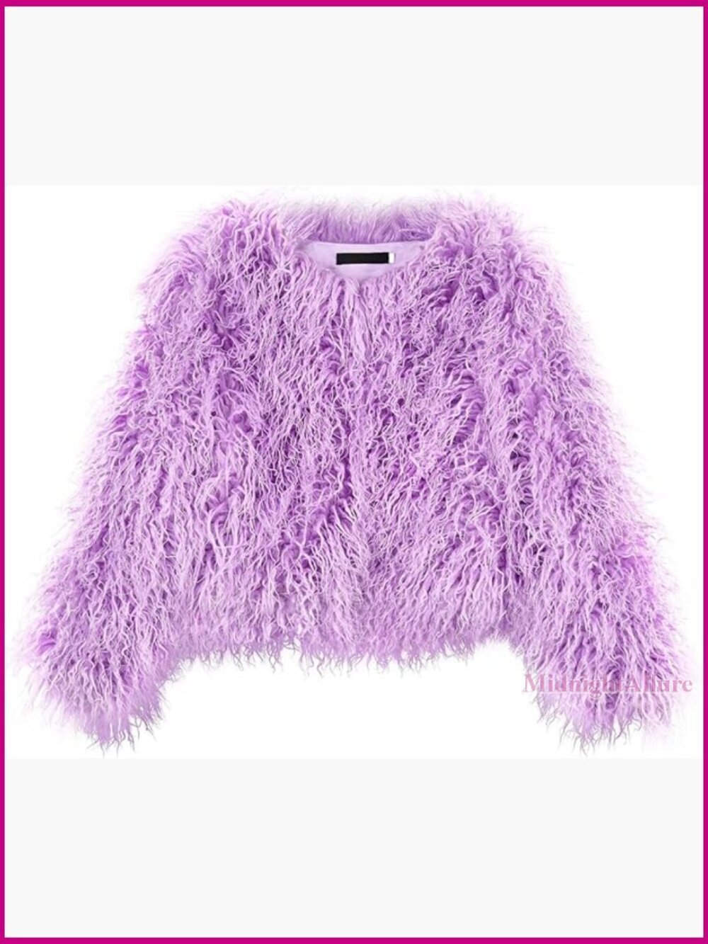 Women's Shaggy Faux Fur Coat Winter Jacket Long Sleeve Warm Outwear